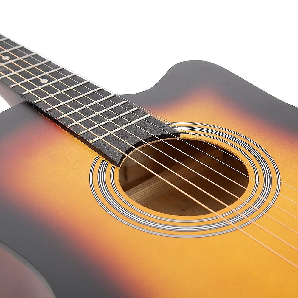 38" Full Size Acoustic Guitar â Beginner Wooden Guitar for Adults & Teens.