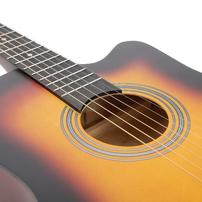 38" Full Size Acoustic Guitar â Beginner Wooden Guitar for Adults & Teens.