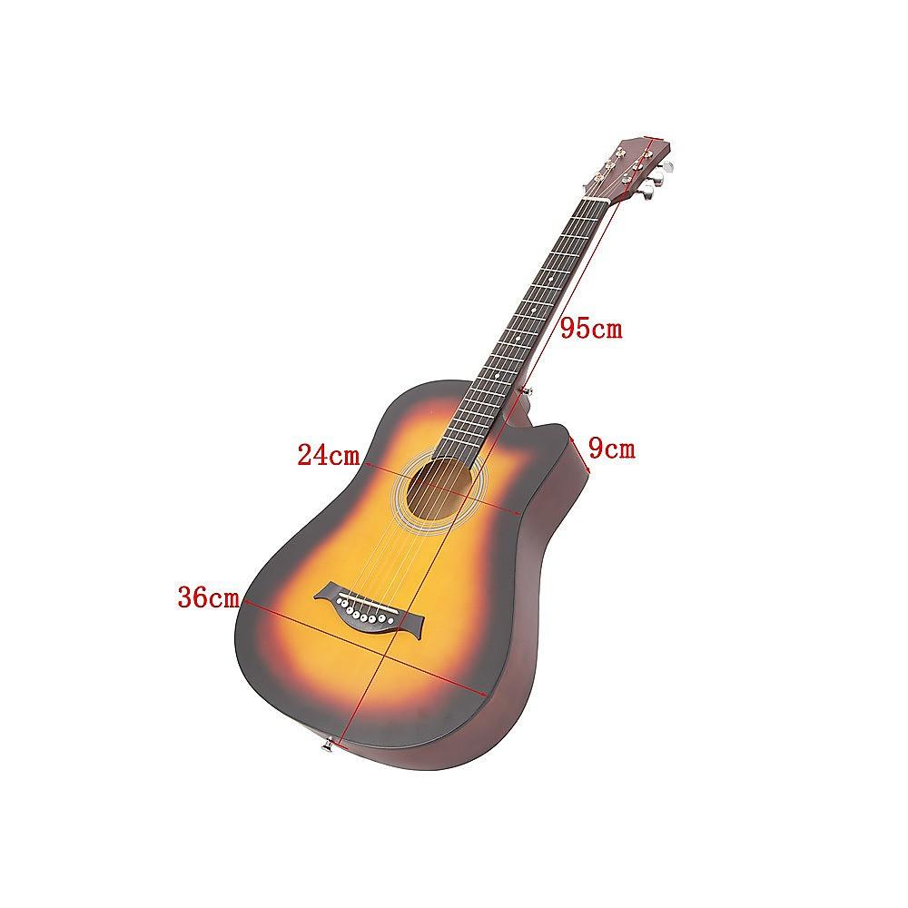 38" Full Size Acoustic Guitar â Beginner Wooden Guitar for Adults & Teens.