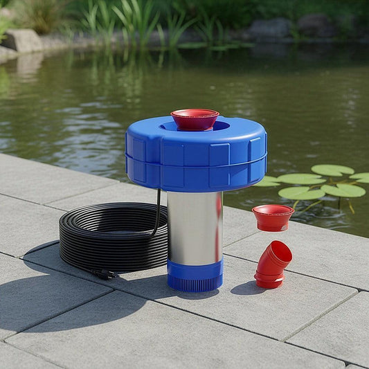 Large Floating Pond Fountain Pump â Outdoor Water Feature & Aerator.