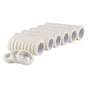 72 x White Masking Tape Rolls – 24mm x 50m Painters Adhesive Tape for Painting