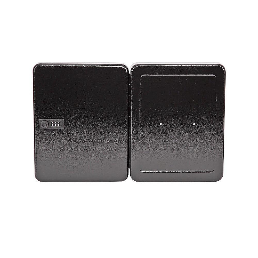 Key Cabinet Lock Box â 72 Key Capacity Wall Mount Secure Storage Organizer.