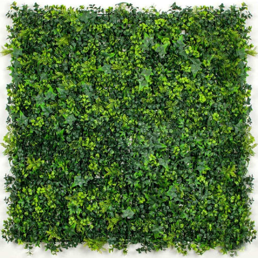 Luxury Spring Sensation Hedge Screen Green Wall Panel UV Resistant 100cm x 100cm.