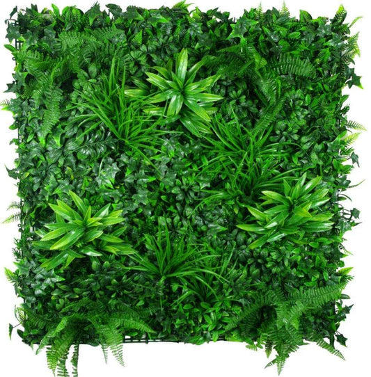Luxury Green Tropics Vertical Garden/Green Wall UV Resistant 100cm x 100cm.