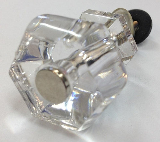 Set of 6 Acrylic Door Handle Indoor Kitchen Knob 5cm.