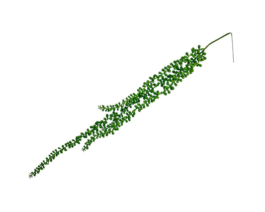 bulk 24 Artificial String Of Pearls Hanging Beads 3 Branches 73x10cm.