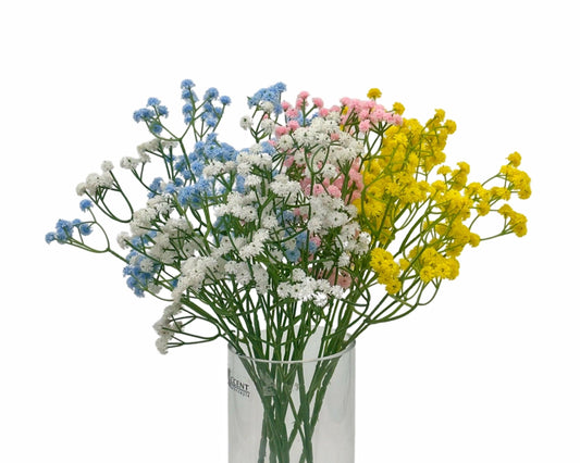 bulk 36 Artificial Baby Breath 62cm 4 Assorted 10x62cm.