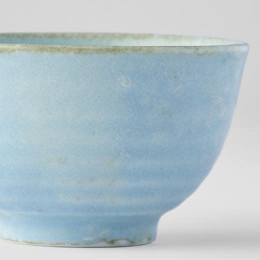 Tea Cup 8cm 120ml Soda Blue Glaze.