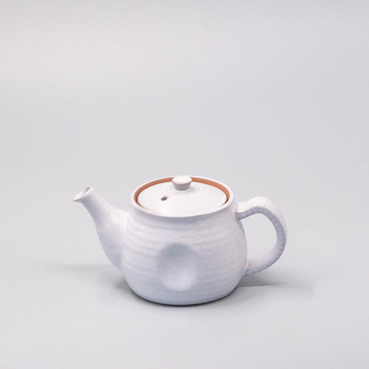 Teapot 300ml Speckled White Glaze.