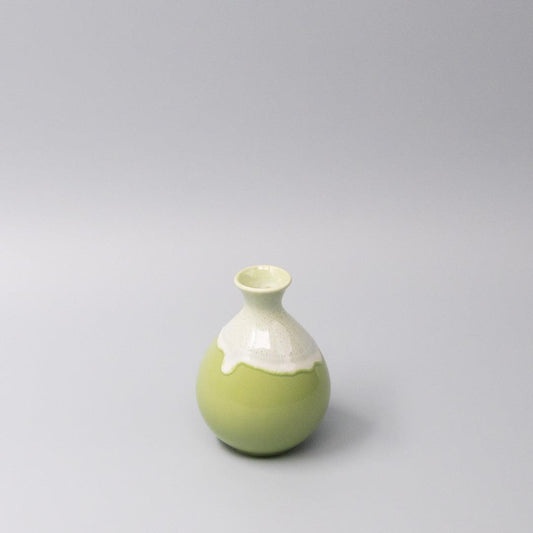 Sake Jug 300ml Pistachio White Drip.