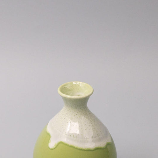 Sake Jug 300ml Pistachio White Drip.