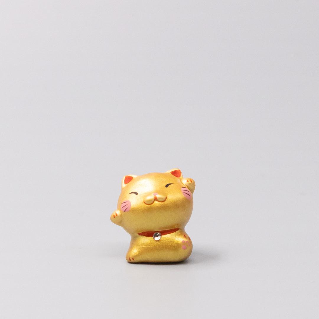 Okimono Lucky Gold Maneki.