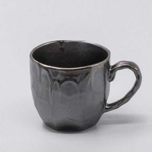 Mug in a Gift Box 260ml Black Drip Glaze.