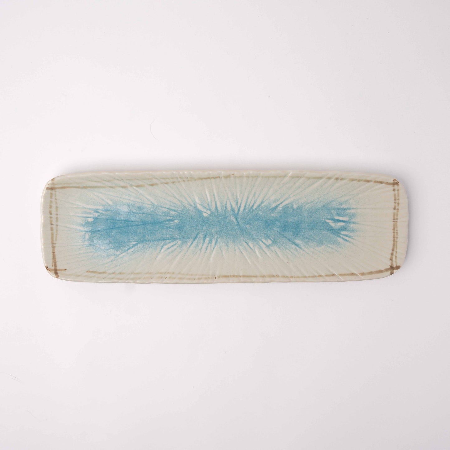 Sashimi Platter 35.2cm Okinawa Glaze
