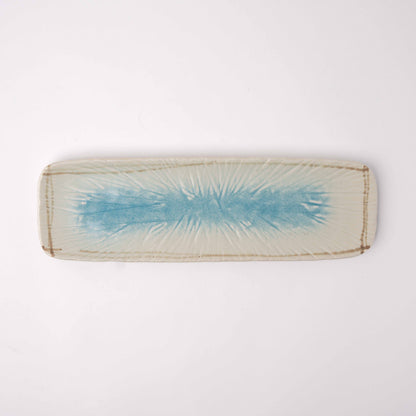 Sashimi Platter 35.2cm Okinawa Glaze