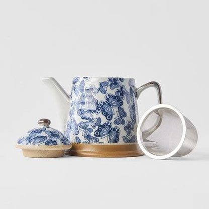 Teapot 400ml Butterfly Design.