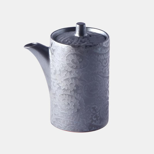 Soy Pot 125ml Black Scroll Glaze.
