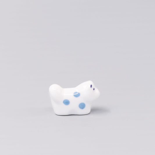 Chopstick Rest Shiba Dog White Blue.