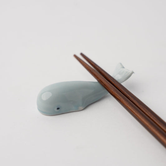Chopstick Rest Ice Blue Whale.