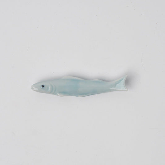 Chopstick Rest Ice Blue Mackerel.
