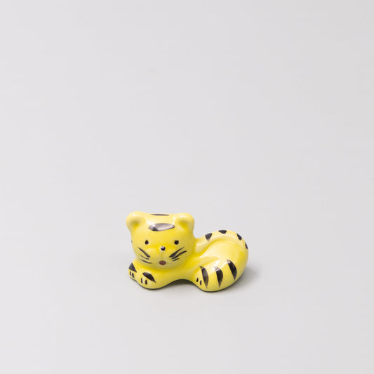 Chopstick Rest Yellow Tiger.