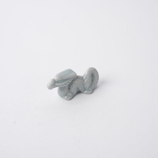 Chopstick Rest Ice Blue Dragon.