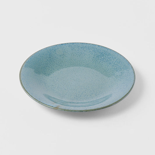 Tapas Plate 17cm Peacock Glaze.