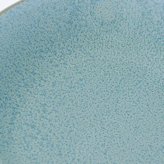 Tapas Plate 17cm Peacock Glaze.