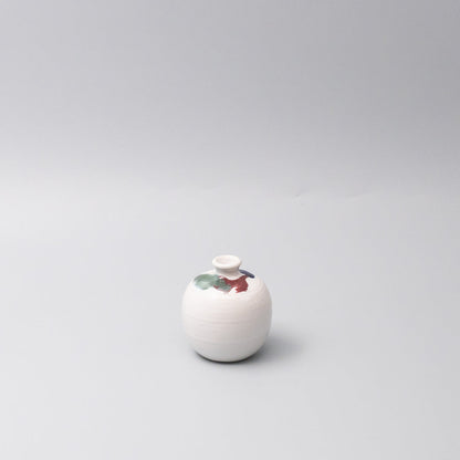 Vase Small Tricolor White Round