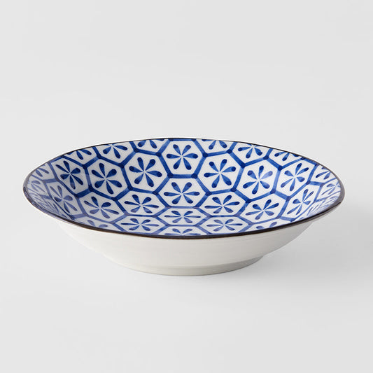 Pasta Bowl 20.5cm Flower Design.