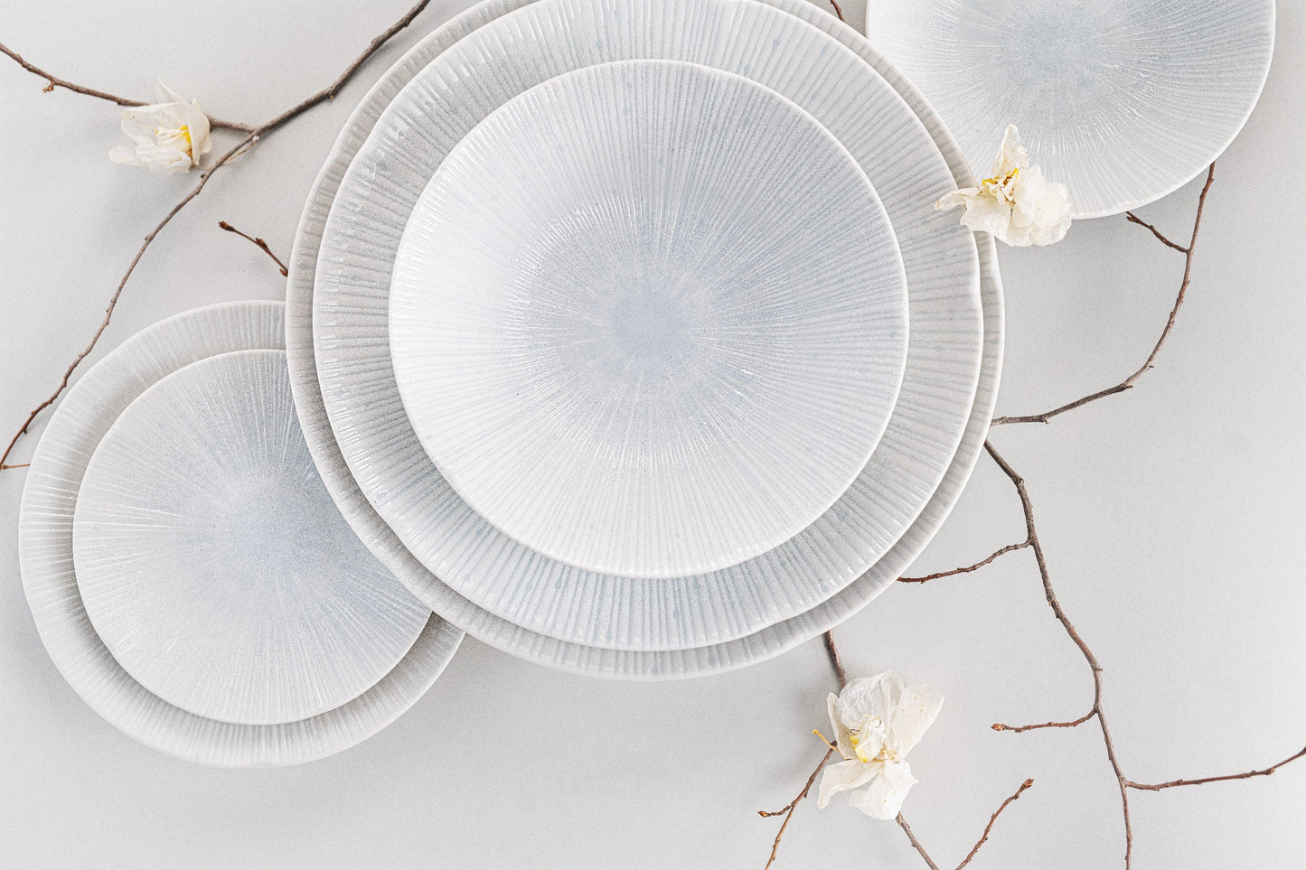 Pasta Bowl 22.5cm Ice White Glaze