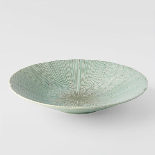 Pasta Bowl 24.5cm Ice Green Glaze.