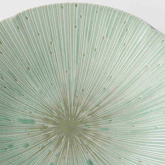 Pasta Bowl 24.5cm Ice Green Glaze.
