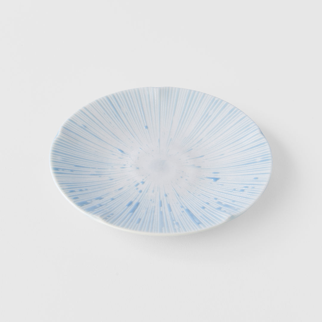 Tapas Plate 13cm Ice Blue Glaze