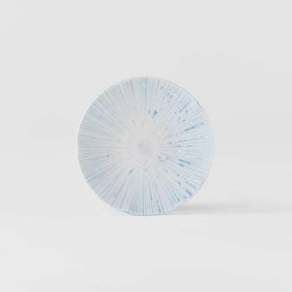Tapas Plate 13cm Ice Blue Glaze