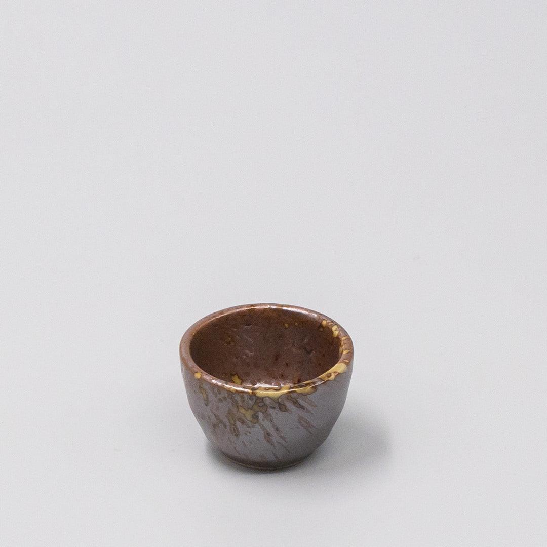 Sake Cup 30ml Brown blend Speckle Glaze.