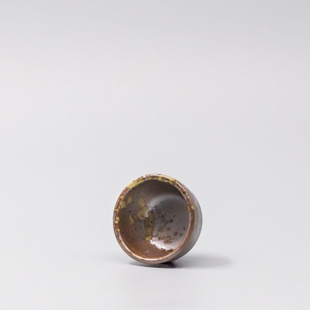 Sake Cup 30ml Brown blend Speckle Glaze.