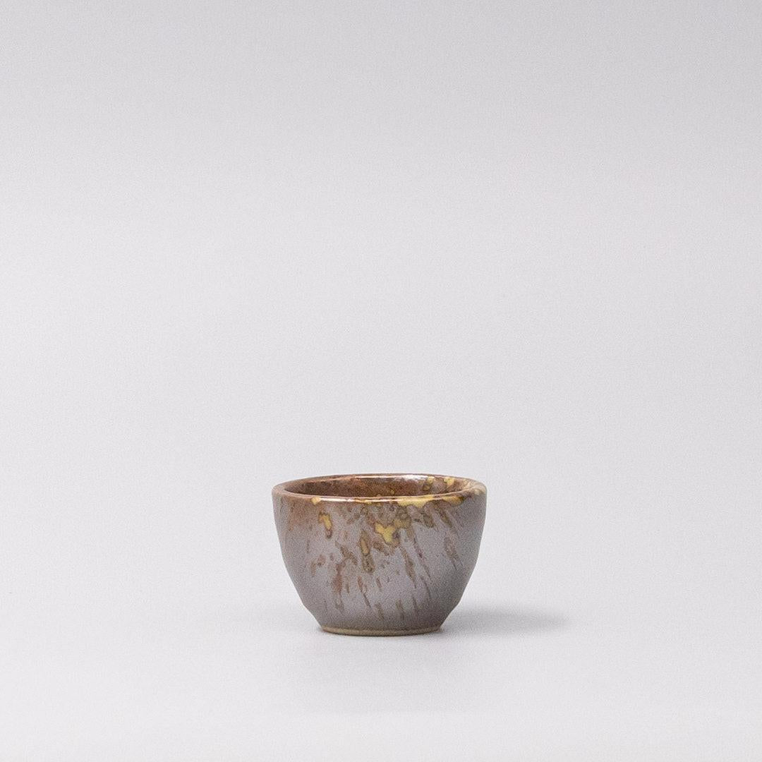 Sake Cup 30ml Brown blend Speckle Glaze.