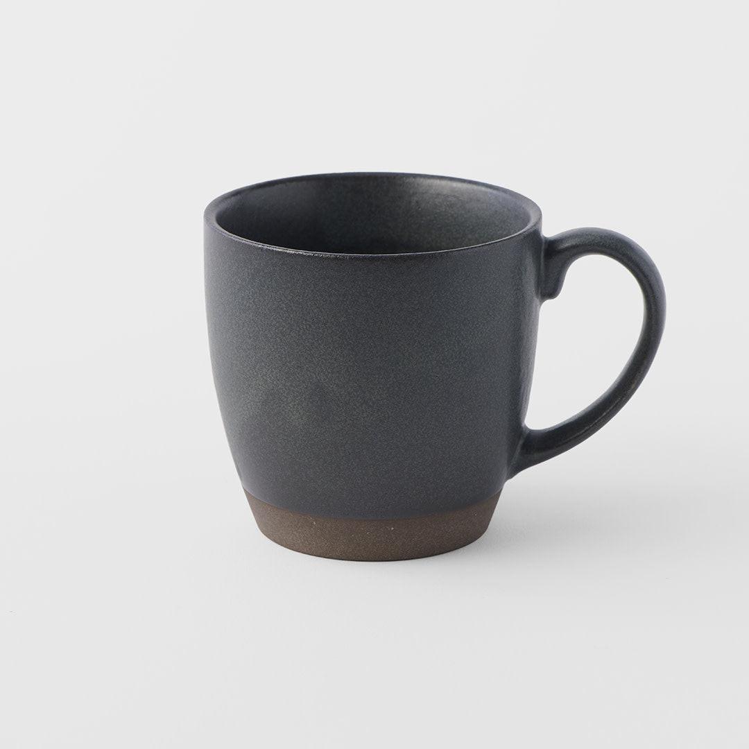 Taiko Mug 265ml Black & Bisque Glaze.