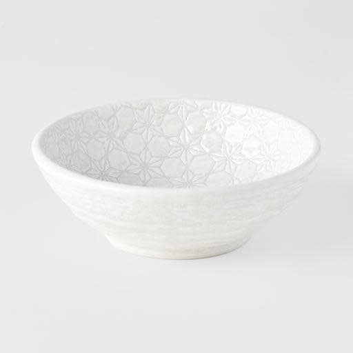 Tapas Bowl 13cm White Star Glaze.