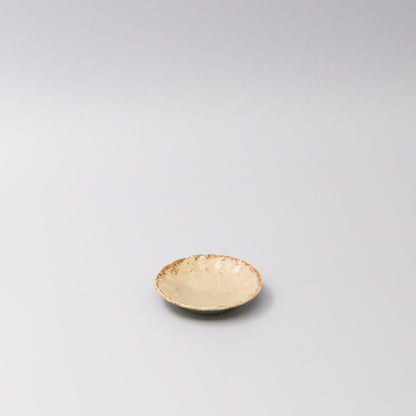 Sauce Dish 8cm Scallop Sand Fade Glaze