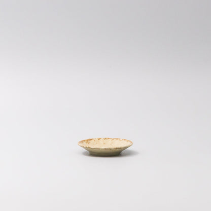 Sauce Dish 8cm Scallop Sand Fade Glaze