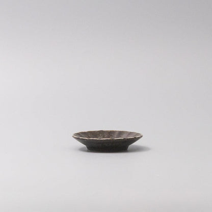 Sauce Dish 8cm Scallop Indigo Fade Glaze.