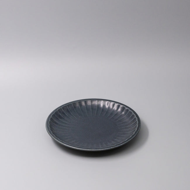 Plate 21.4cm Sunburst Navy Glaze. Hover Image