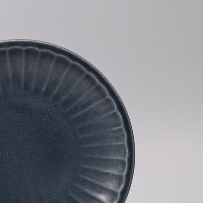 Plate 21.4cm Sunburst Navy Glaze.