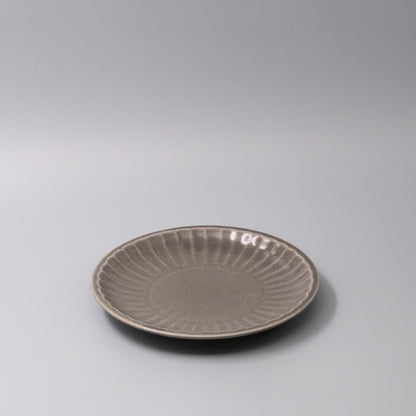Plate 21.4cm Sunburst Dove Glaze.