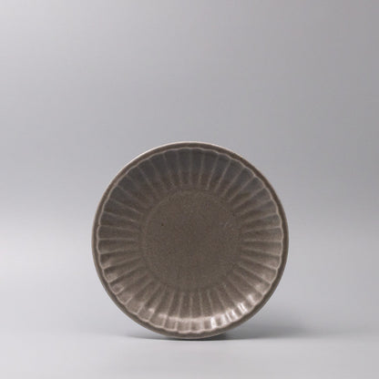 Plate 21.4cm Sunburst Dove Glaze.