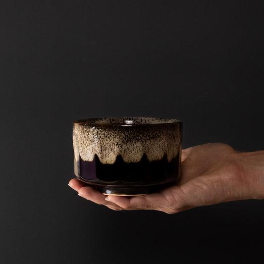 Matcha Tea Bowl 11cm Mocha Brown.