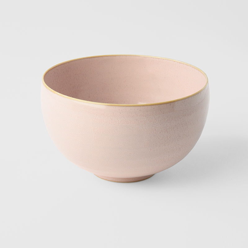 Bowl Round Medium 13cm Sakura Pink Glaze.
