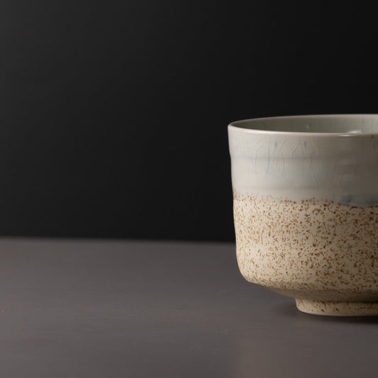 Matcha Tea Bowl 10cm Aozora Fleck.